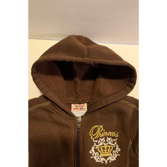 Kids 24 mos talla Double Trouble Kids Jacket Brown Princess - Picture 4 of 12
